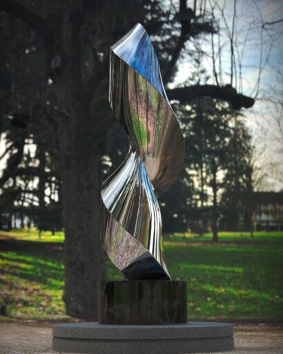 Spiral Nebula#1 - A Sculpture & Installation Artwork by Daniel Kei Wo